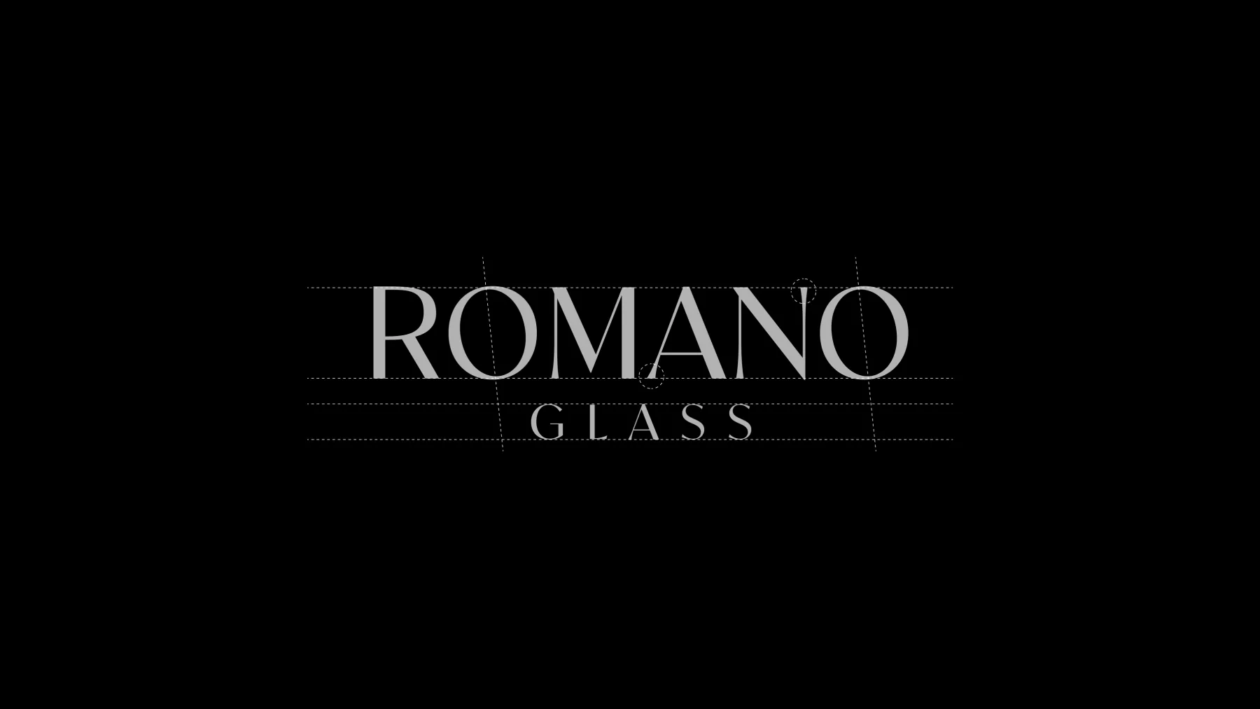 Romano Glass — Una identidad de estilo italiano