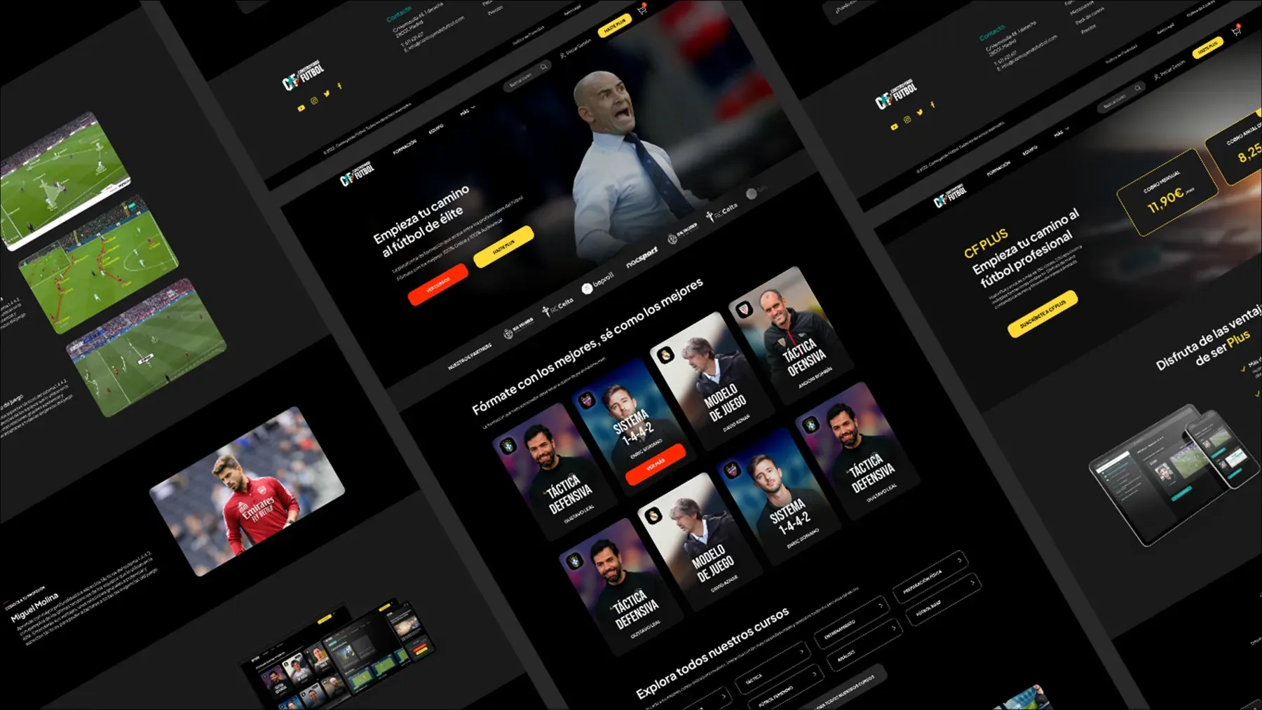 Construyendo Fútbol — Diseño de la app