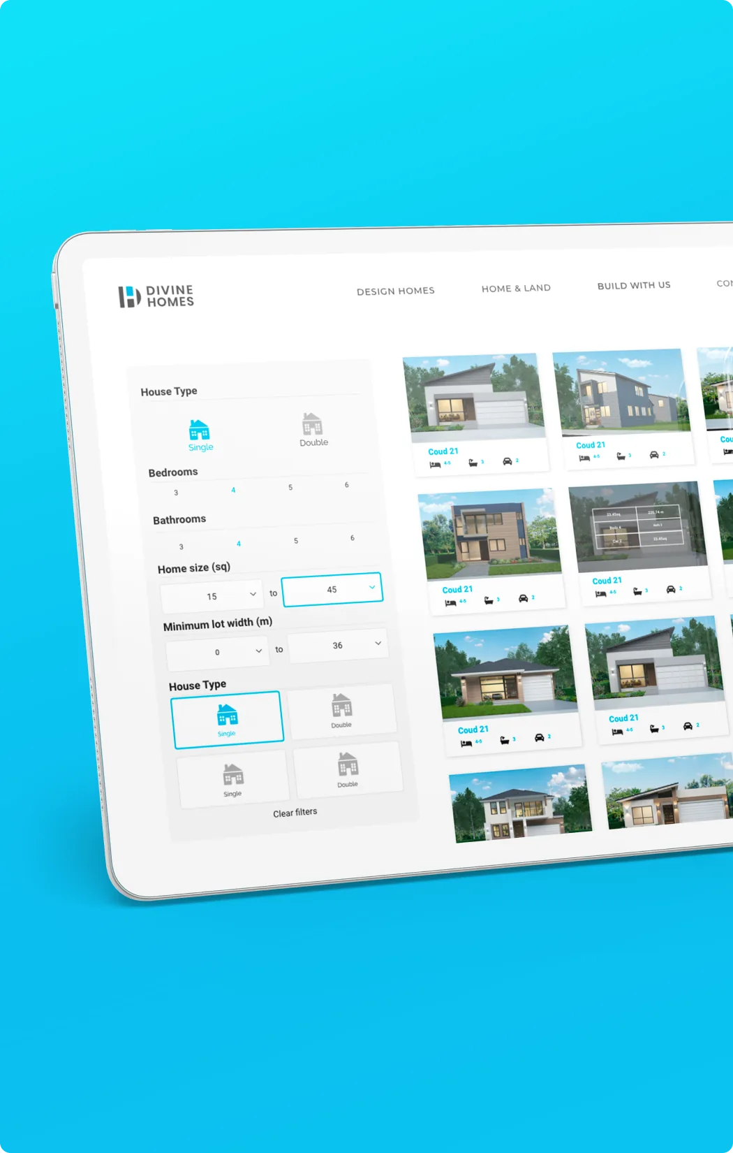 Divine Homes — Una web minimalista con catálogo (1)
