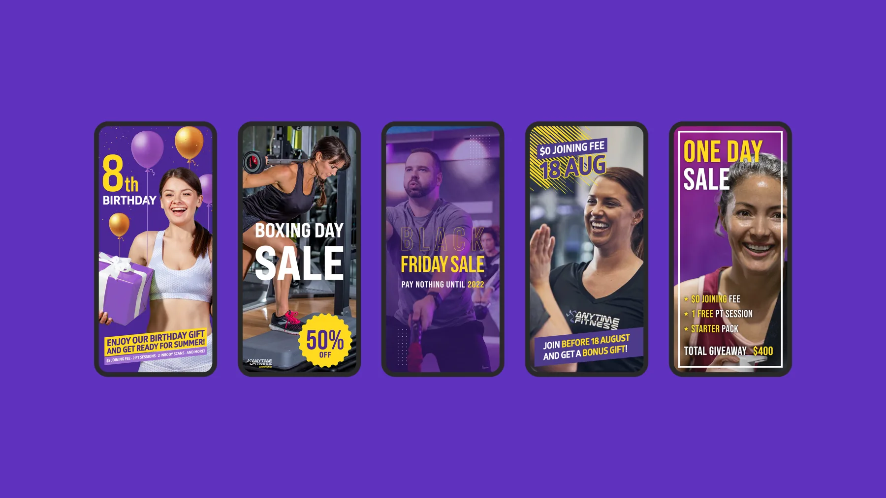 Anytime Fitness — Campañas y comunidad
