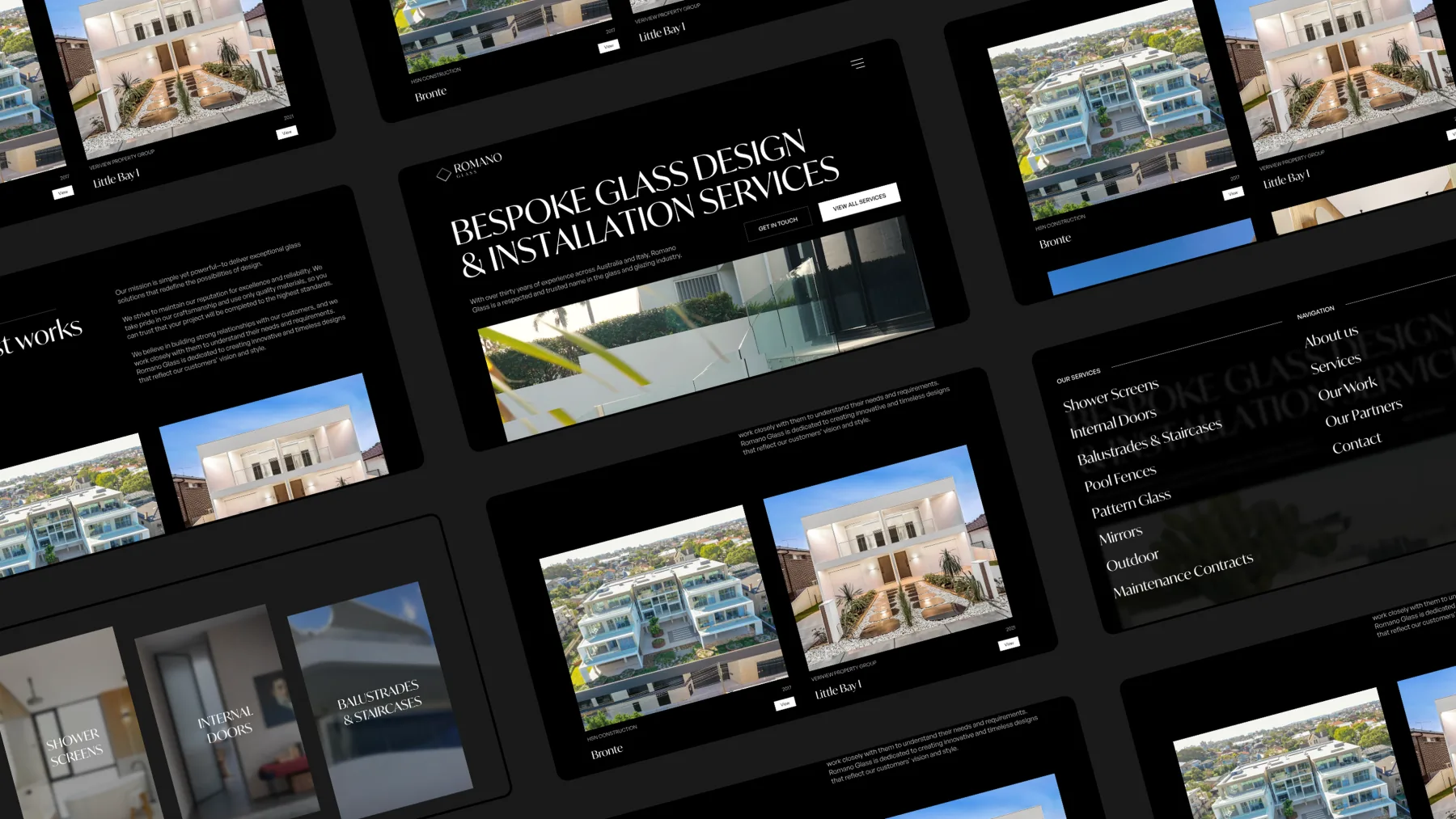 Romano Glass — La experiencia, pantalla a pantalla