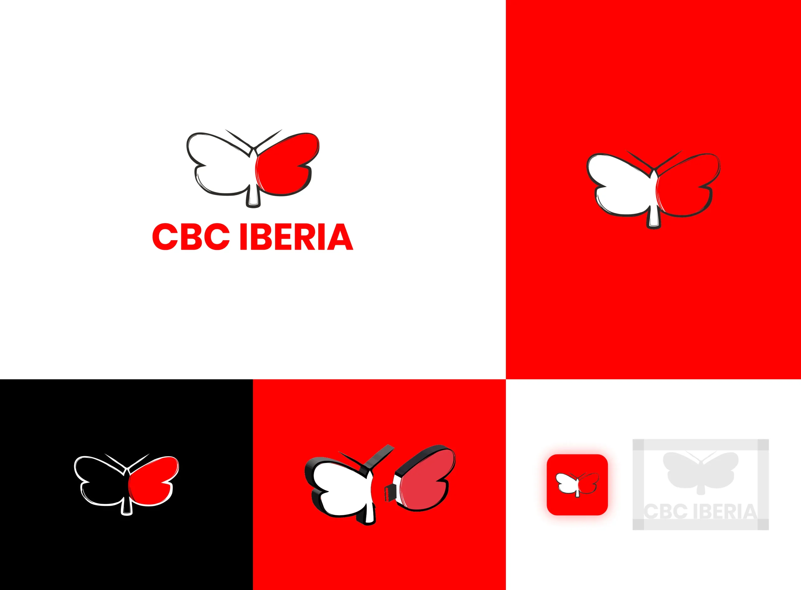 Branding disenador grafico mariposa logo cbc iberia scaled