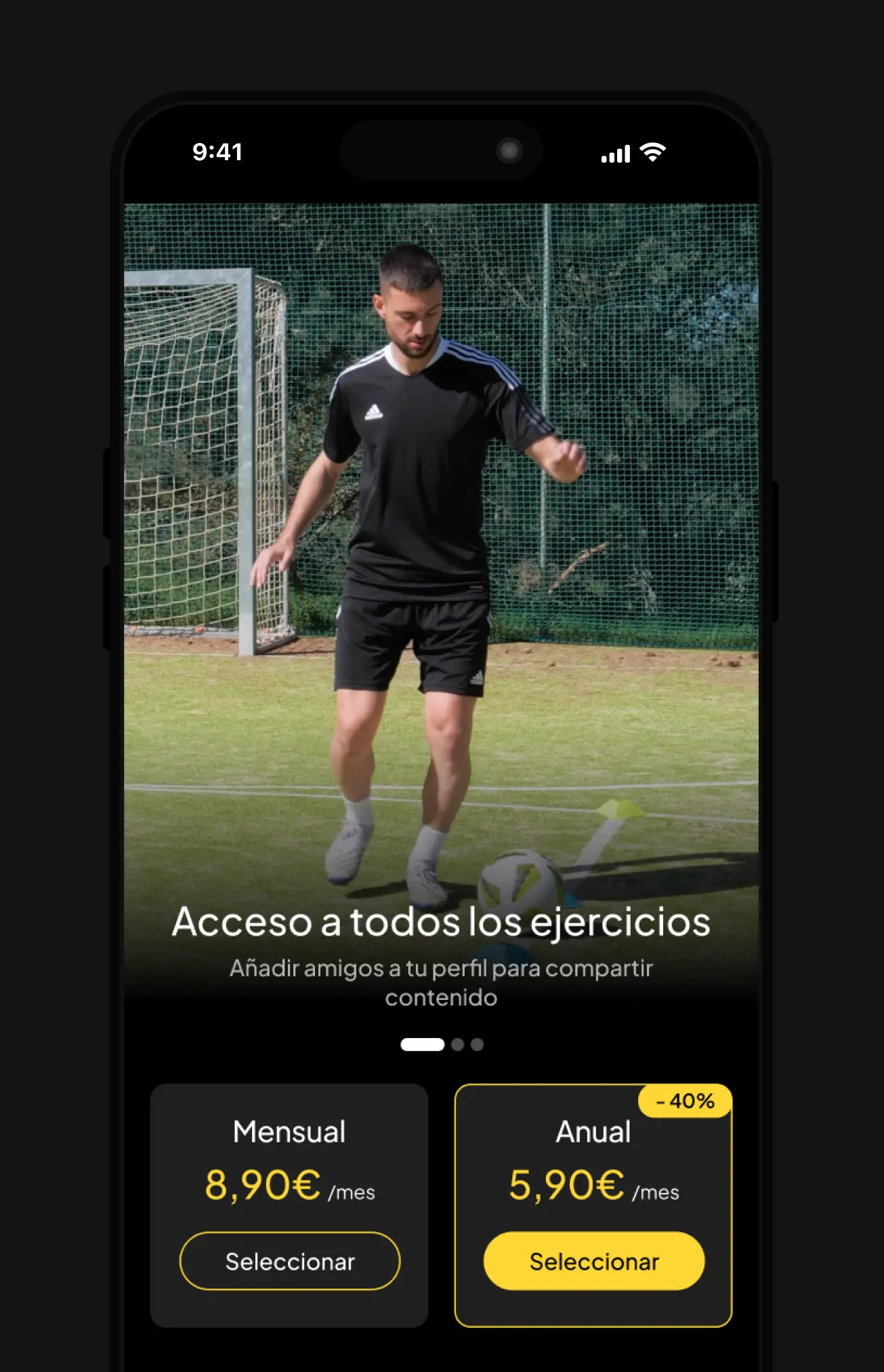 Construyendo futbol app