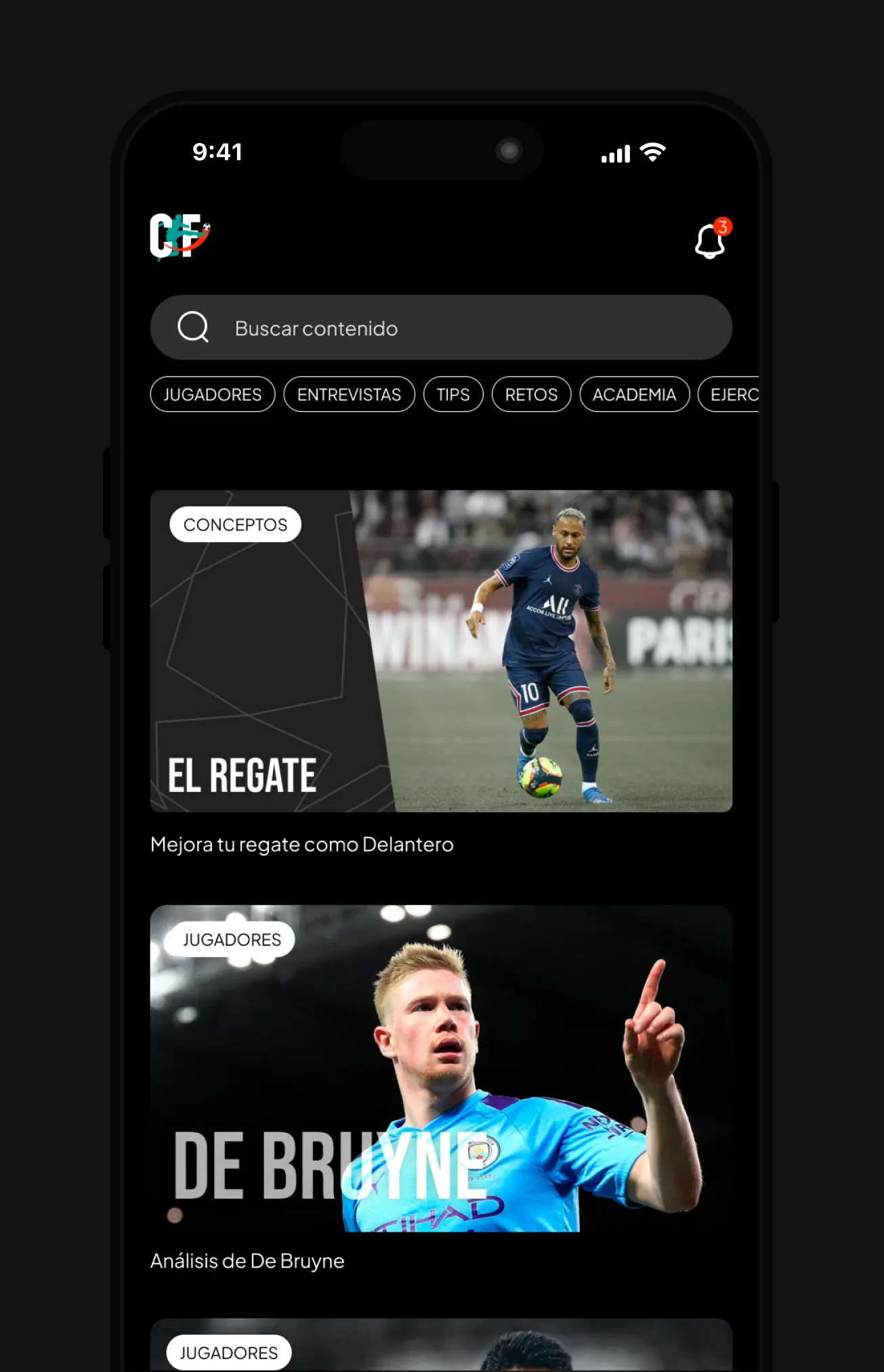Construyendo futbol app