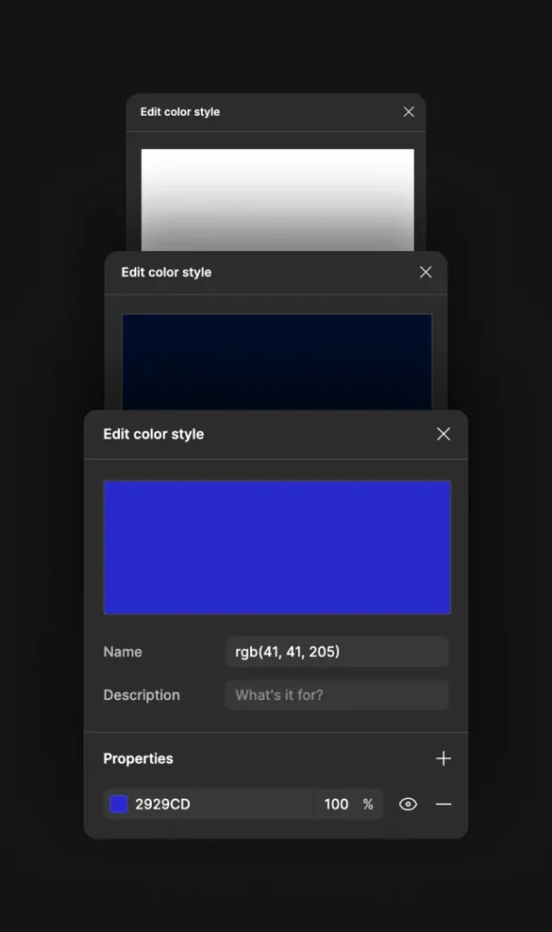 Medusa web design figma colors
